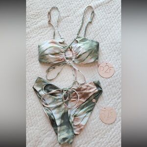 Power 2 The Flower bikini top and bottom